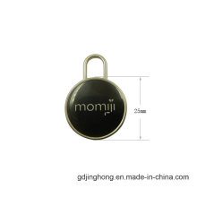 Fashion Logo Customized Polishing Zinc Alloy Hang Tag